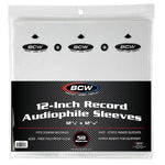 BCW 12-Inch Record Audiophile Sleeves