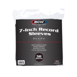 BCW 7 Inch Record Paper Inner Sleeves 1-PRS7-RC-WH-BLK
