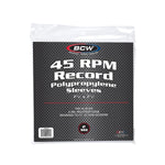 BCW Supplies 45 RPM Record Sleeves 1-RSLV-45