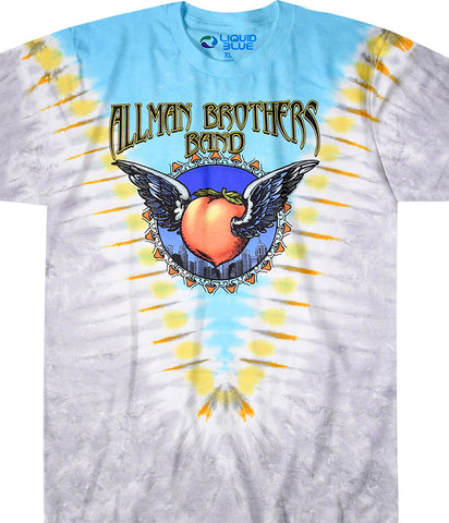 Liquid Blue #11809 Allman Brothers Flying Peach V-Dye Shirt