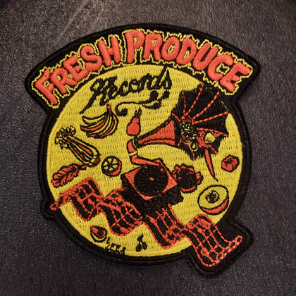 Fresh Produce Records Patches w/ Iron On Backing