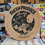 Fresh Produce Records Cork Anti-Static Slipmat - Classic Logo