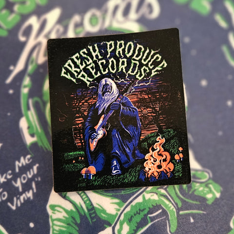 Fresh Produce Records Magnet - Shredding Wizard