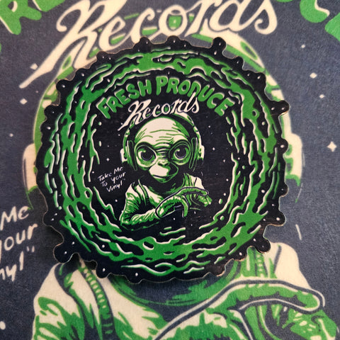 Fresh Produce Records Magnet - Alien Design