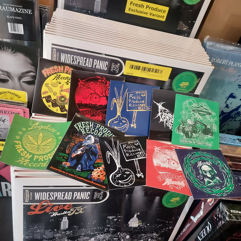 Fresh Produce Records Stickers - Full Set of 10