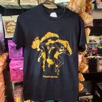 Trufflelina Dancing Mushroom Shirt - Black & Gold
