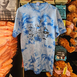 Fresh Produce Records Veggie Picnic Shirt - Sky Blue Tie Dye
