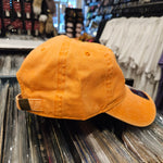Fresh Produce Records Onion Dude Hat 6 Panel Dad Cap - Orange w/ Black Stitching