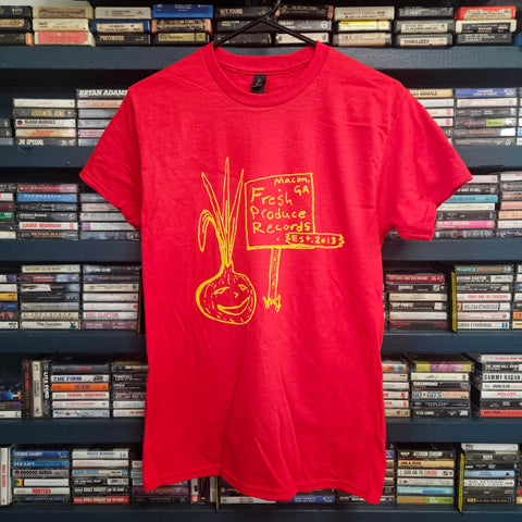 Fresh Produce Records Onion T-Shirt - Red/Yellow