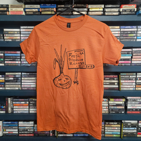 Fresh Produce Records Onion T-Shirt - Orange/Black