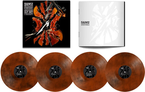 Metallica - S&M 2 - 4x Orange Marbled Color Vinyl LPs
