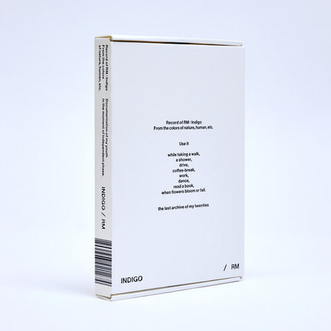 RM (BTS) - Indigo Book Edition - 1xCD + Extras
