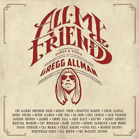 Various Artists -All My Friends: Celebrating The Songs & Voice Of Gregg Allman - 4x Vinyl LPs