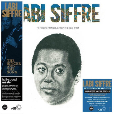 Labi Siffre -  Singer & The Song - Half-Speed Master 180-Gram Black Vinyl with Autographed Print - Vinyl LP