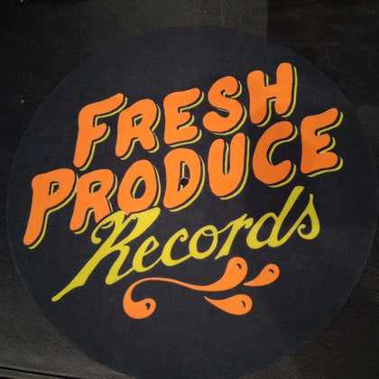 Fresh Produce Records Felt Slip Mat - Script Logo Design