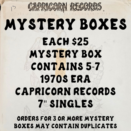 [Used Vinyl] Capricorn Records 7" Single Mystery Box
