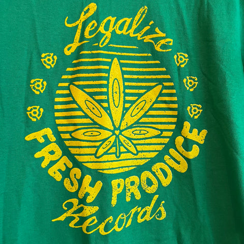Legalize Fresh Produce Store T-Shirt - Green/Yellow
