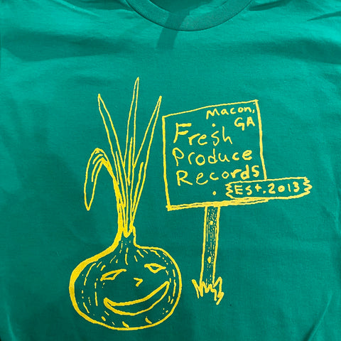 Fresh Produce Records Onion T-Shirt - Yellow/Green