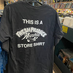 BOLD TEXT Fresh Produce Records Store Shirt