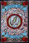 3D Grateful Dead Mexicali Skulls SYF Tapestry 60x90 - Art by Shannon Hurst 72014