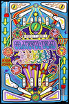 3D Grateful Dead Pinball Machine Tapestry 60x90 - Art by Shannon Hurst 72012