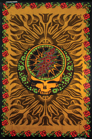 Grateful Dead SYF & Roses Tapestry 60x90 - Art by Chris Pinkerton 72004