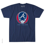 Atlanta Braves Steal Your Base Liquid Blue T-Shirt #GC104