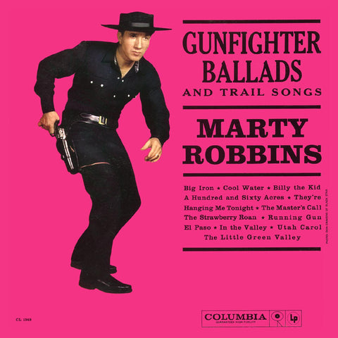 Marty Robbins - Sings Gunfighter Ballads and Trail Songs - Clear w/ Gunsmoke Swirl Color Vinyl LP