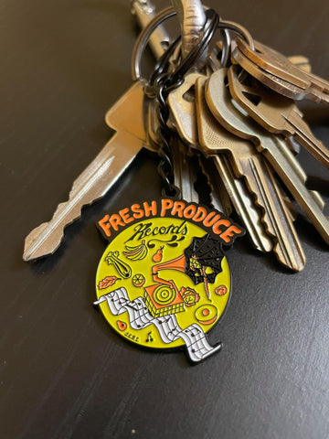 Fresh Produce Records Key Chain