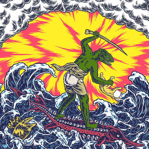King Gizzard and the Lizard Wizard - Teenage Gizzard - 50/50 Yellow & Magenta Vinyl w/ Yellow Splatter Color Vinyl LP