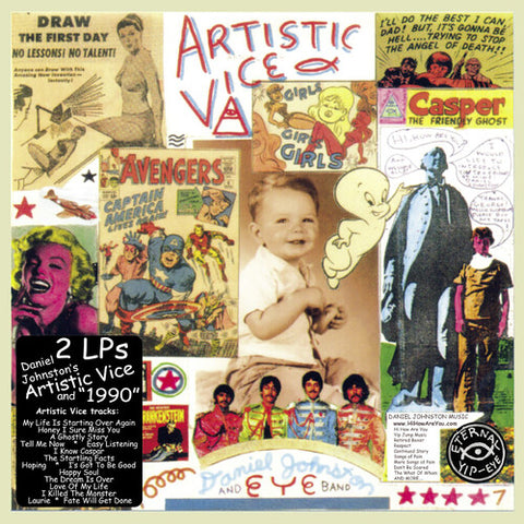 Daniel Johnston - Artistic Vice/1990 - 2x Vinyl LPs