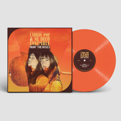 Larkin Poe & Nu Deco Ensemble - Paint the Roses - Orange Color Vinyl LP