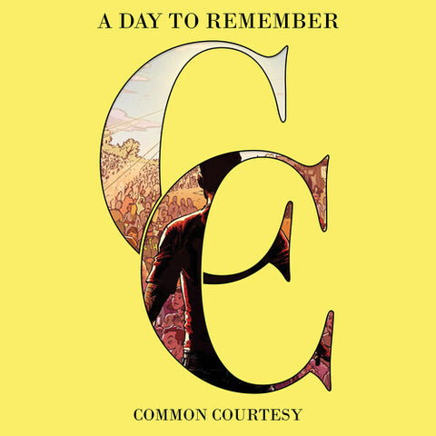 A Day To Remember - Common Courtesy - 2x Lemon & Milky Clear Color Vinyl LPs