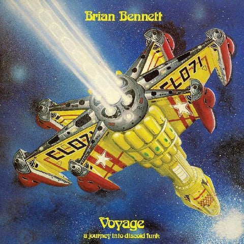 Brian Bennett - Voyage: A Journey Into Discoid Funk - Blue w/ Black Swirl Color Vinyl