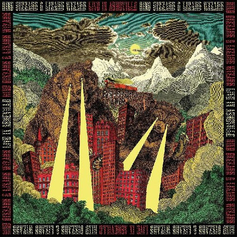 King Gizzard & The Lizard Wizard - Live In Asheville  ‘19 (US Fuzz Club Official Bootleg) - 3x Green/Red/Gold Color Vinyl LP Boxset