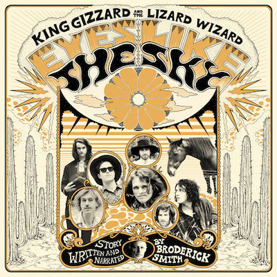 King Gizzard & The Lizard Wizard - Eyes Like The Sky - Halloween Orange Color Vinyl LP