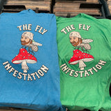 Fly Infestation T-Shirts (X-Large Only) (All Proceeds Benefit the Macon Volunteer Clinic)